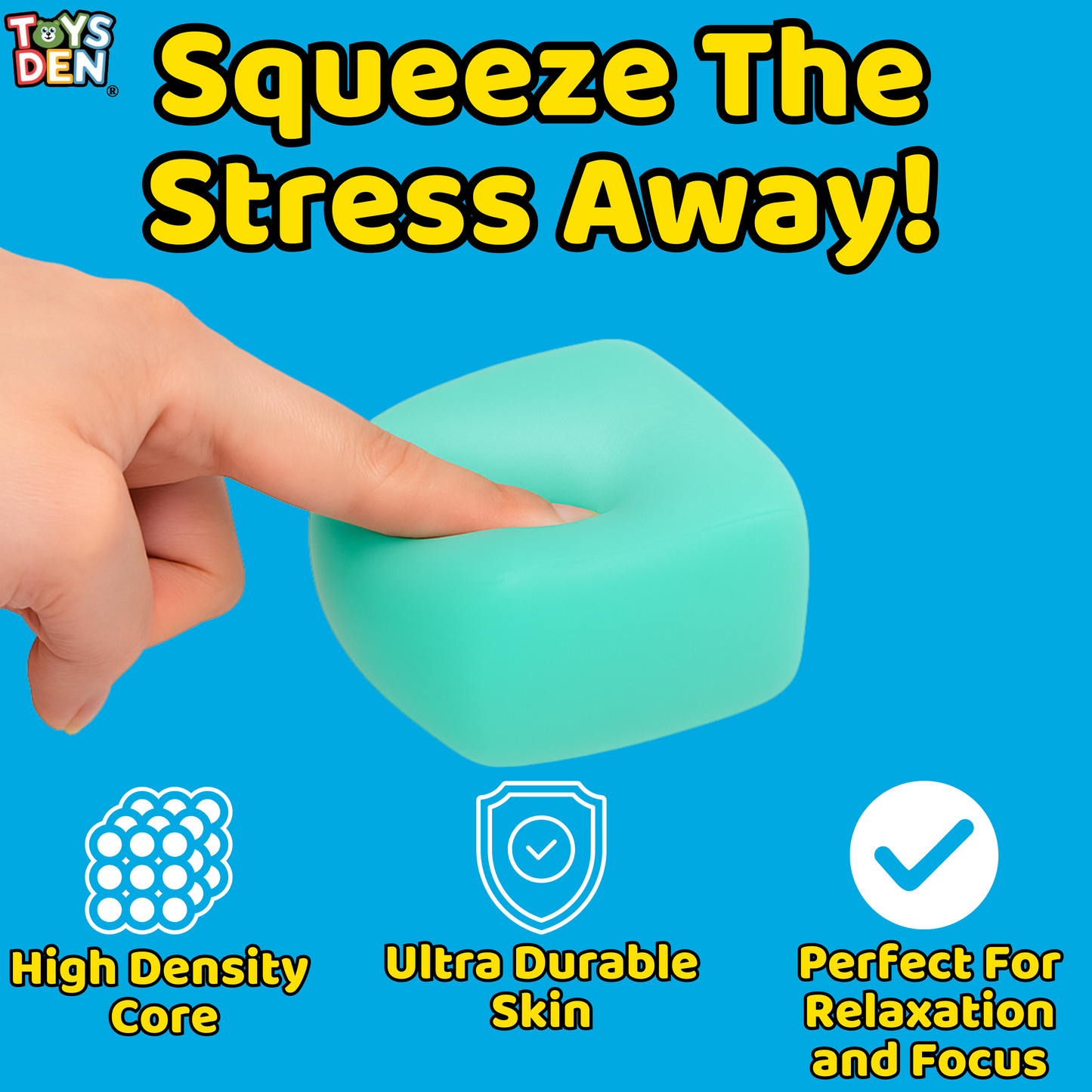 Adult squeezing Toys Den fidget stress ball for focus and relaxation