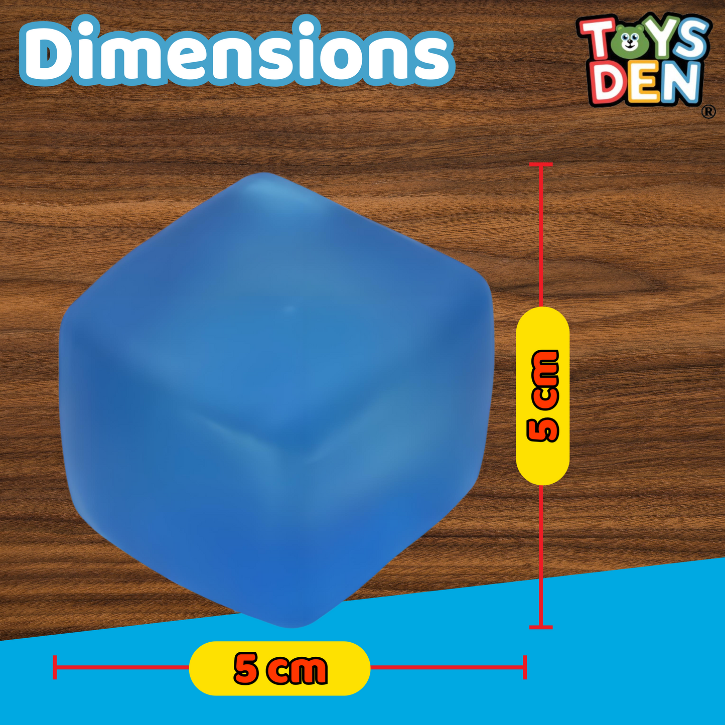 Toys Den Sensory Stress Cube Balls Dimensions