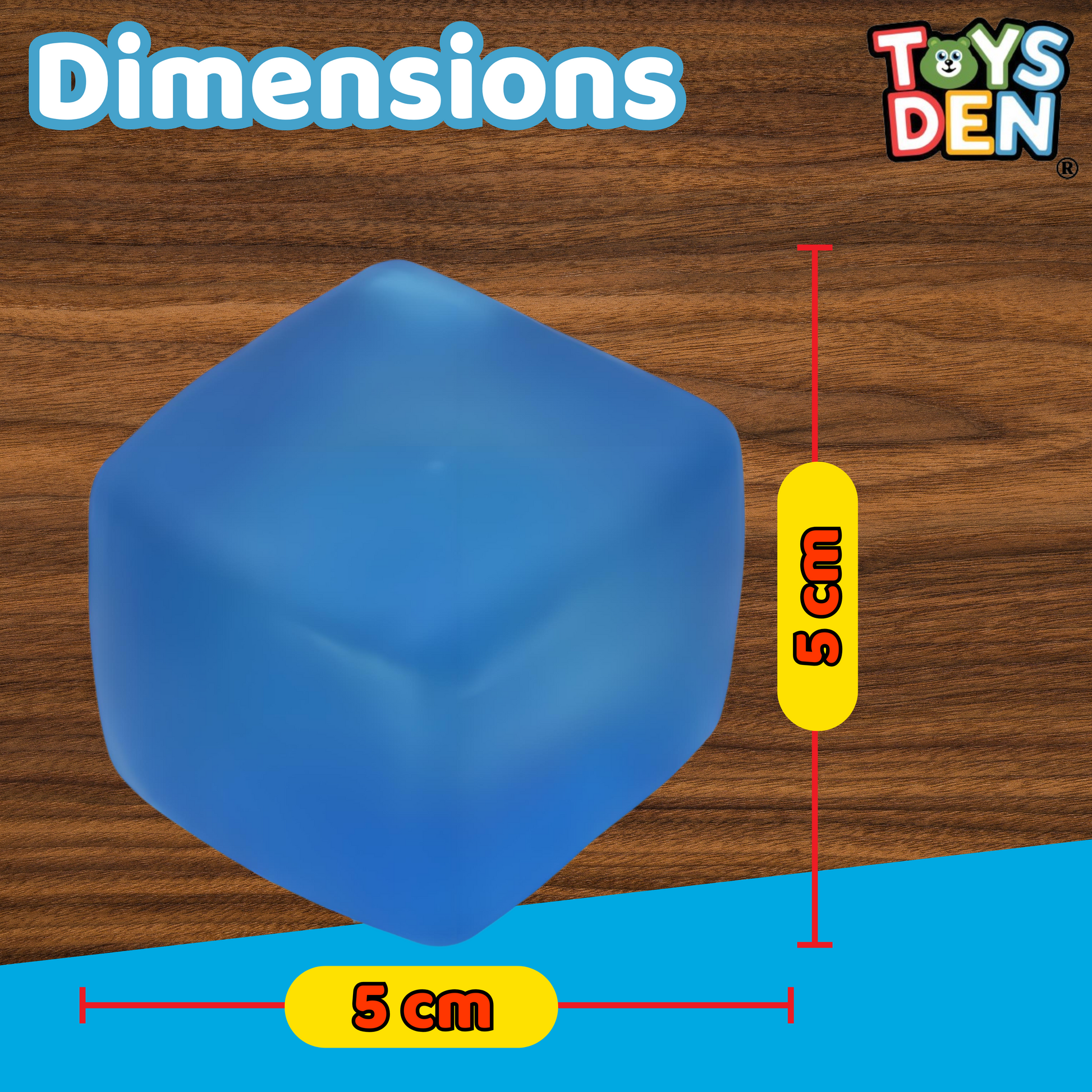 Toys Den Sensory Stress Cube Balls Dimensions