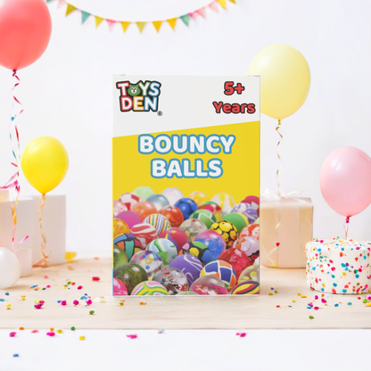 Toys Den 35-pack of 25MM bouncy balls in fun party bag
